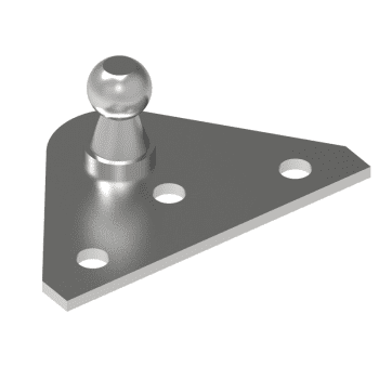 Gas spring end fittings and mounting brackets - jp